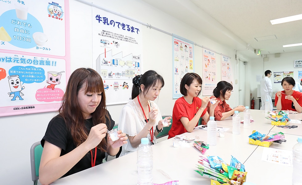 工場見学&お待ちかね「利きグリコ」