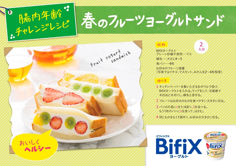 Bifixヨーグルト レシピ提案