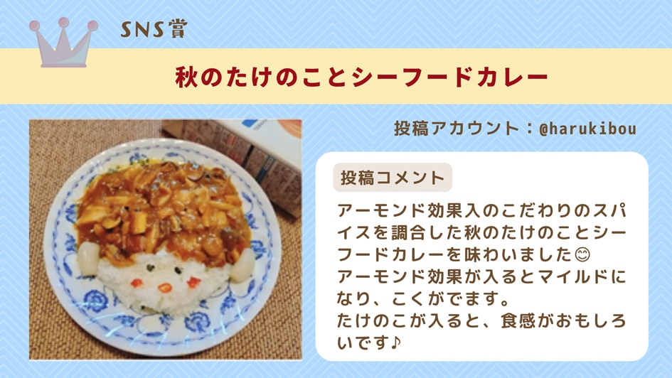 SNS賞シーフードカレー