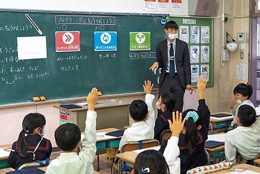 グリコードを使った2年生の授業