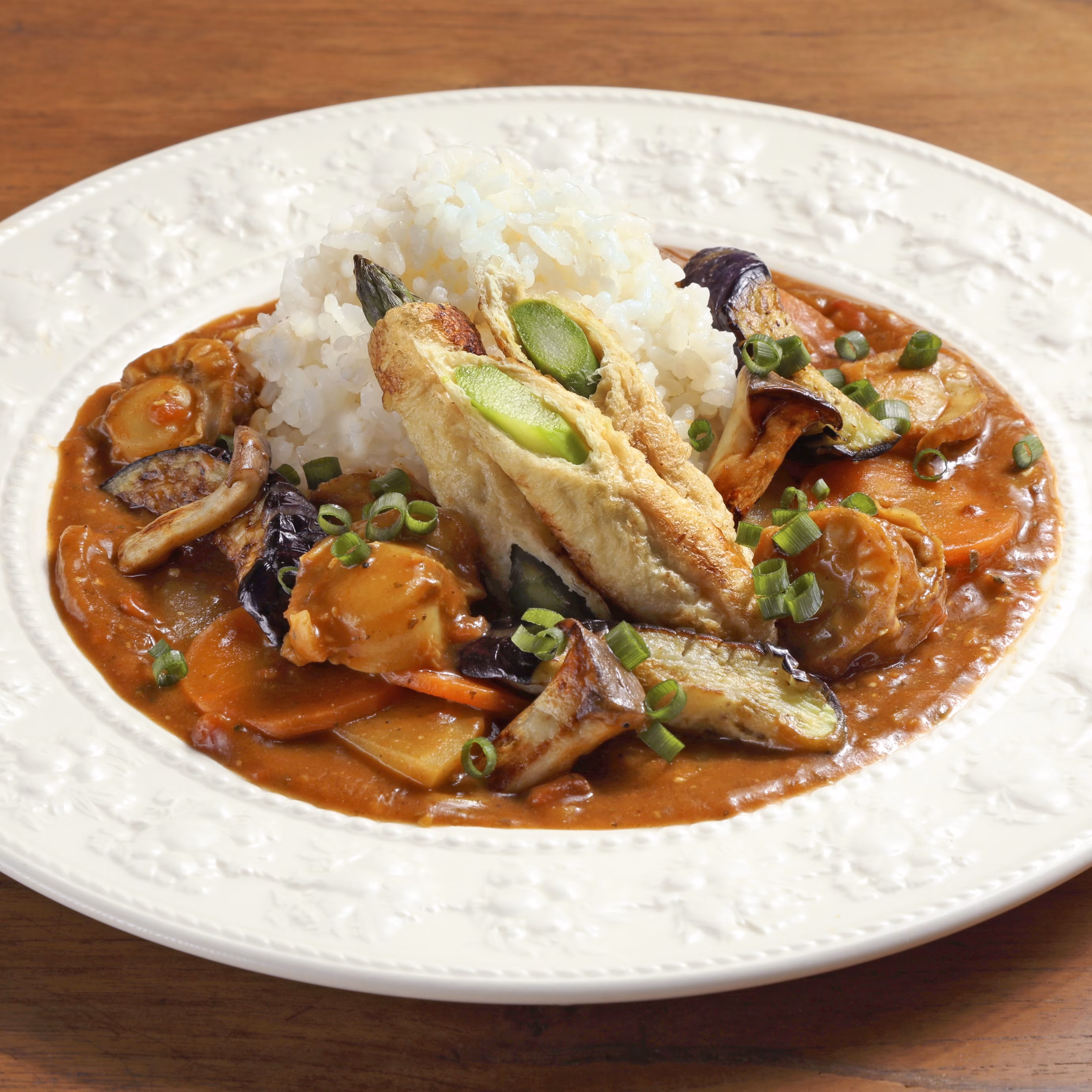 【プレミアム熟カレーで作る】ベビーホタテとたっぷり野菜の和風おだしカレー