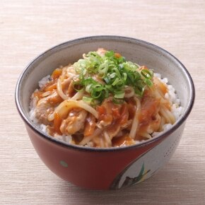【バランス食堂で作る】豚もやしのねぎ味噌炒め丼