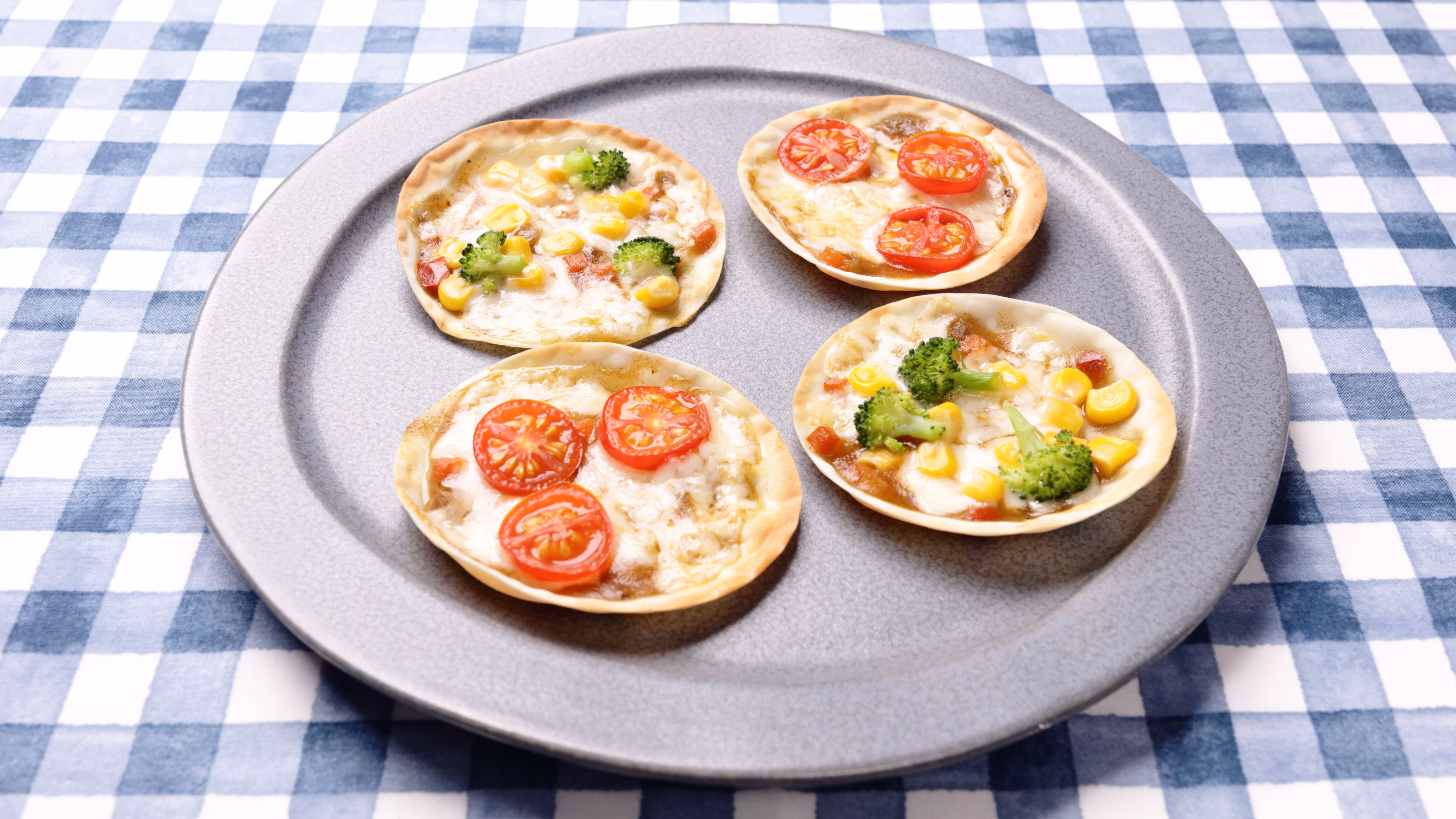 カレー風味ピザ