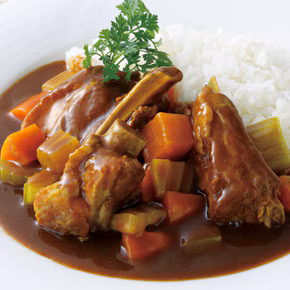 豚肉スペアリブの煮込みカレー