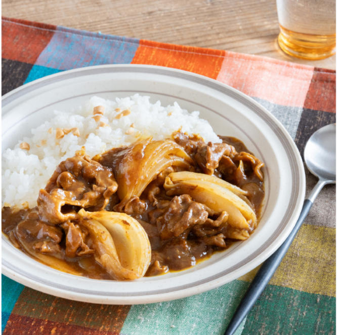 いも豚と白子たまねぎの絶品カレー