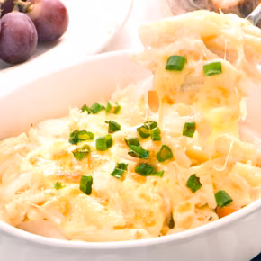 ほたての和風マカロニグラタン