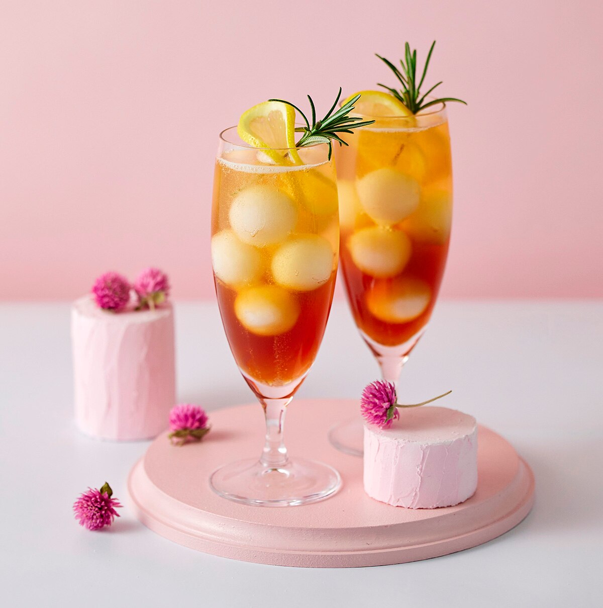 ピーチティーソーダ