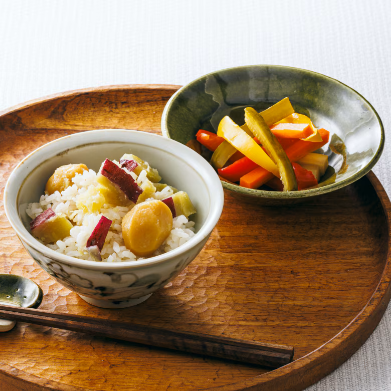いもくりご飯＋和風ピクルスのセット
