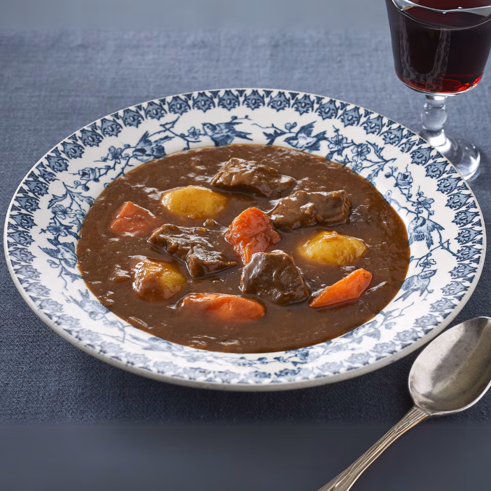 圧力鍋で作るビーフシチュー