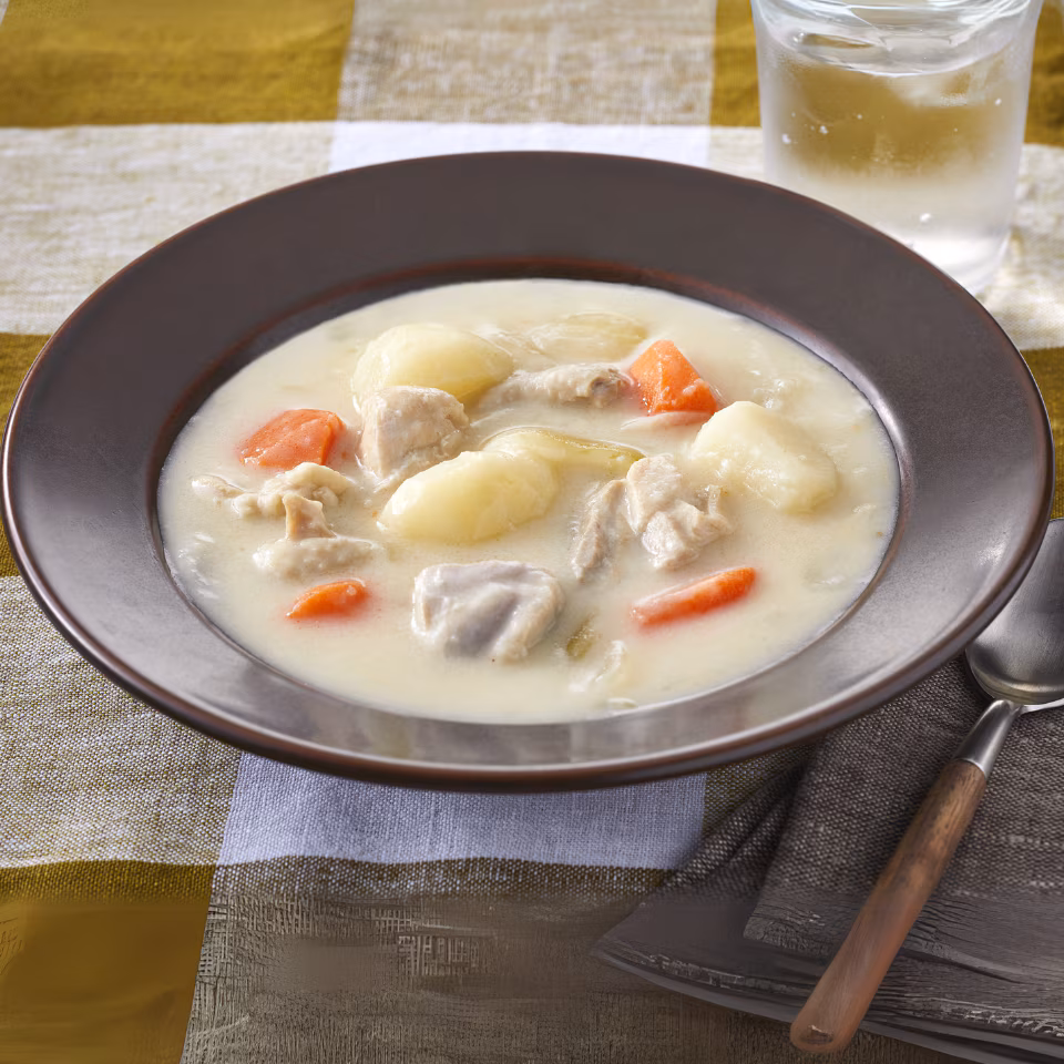 圧力鍋で作るクリームシチュー