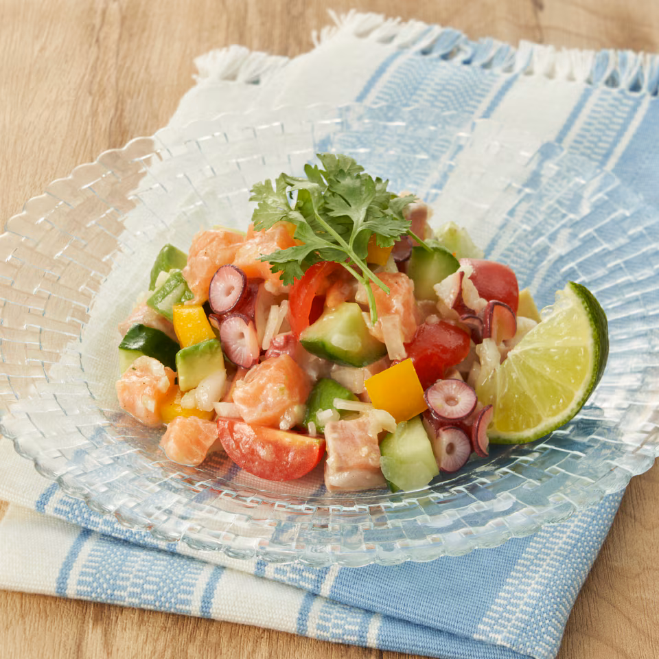 魚介と野菜のセビチェ