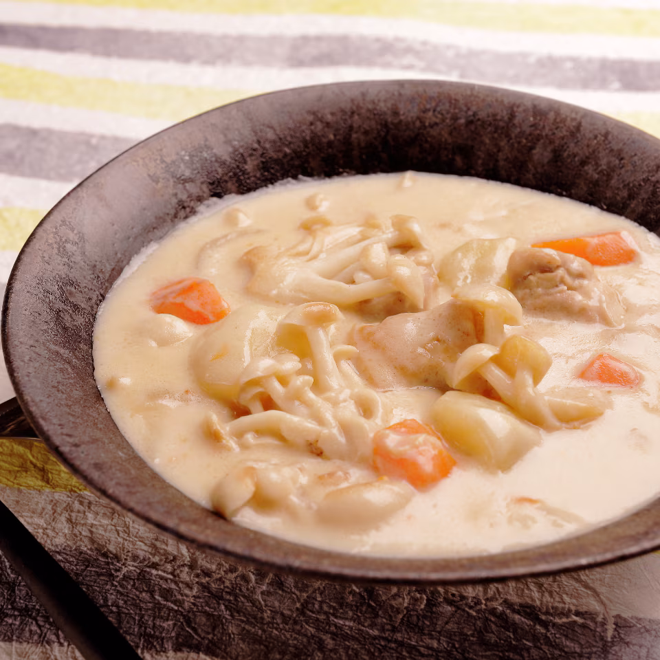 ホワイトきのこシチュー