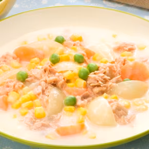 ツナとコーンのシチュー