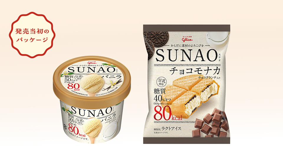 SUNAO発売当初のパッケージ